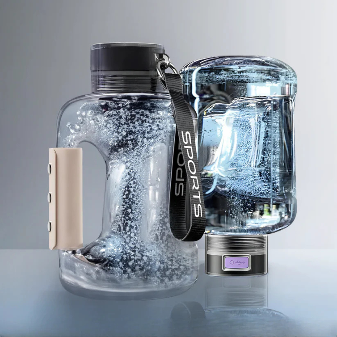 Hydrogen water bottle for skin health and energy boost
