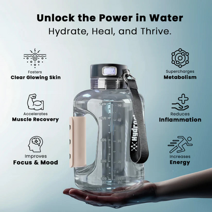 BPA-free 1.5L hydrogen water bottle for daily hydration